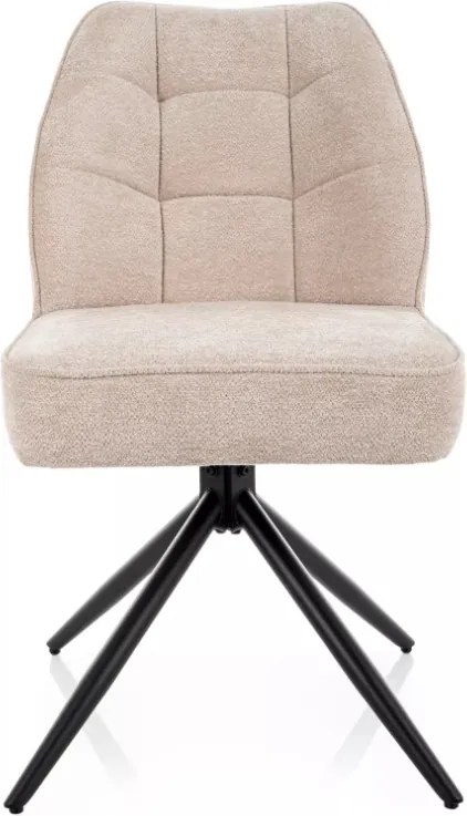 John Raven forgatható étkezőszék sötétbézs/fekete