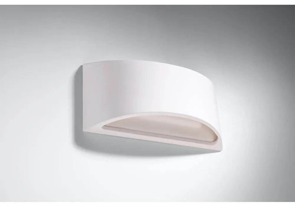 Farina fehér falilámpa - Sollux