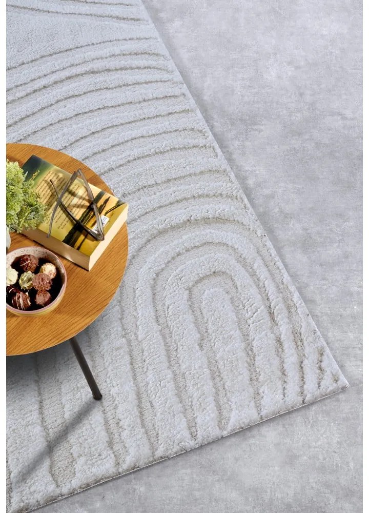 Krémszínű szőnyeg 80x120 cm Pigment Cream White – Elle Decoration