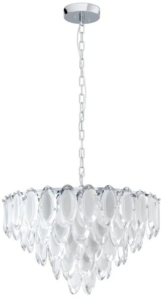 Eglo 39722 - Csillár láncon CARVARIO 10xE14/40W/230V