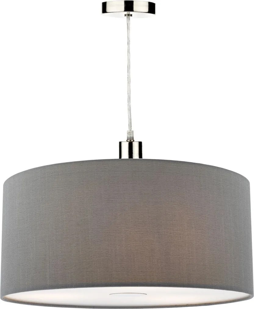 DAR LIGHTING RON6539 RONDA Ernyős Függesztett Lámpa SzürkeIP20
