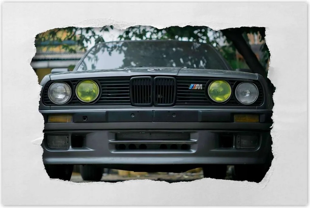 Poszter 60x40 Szürke Bmw autó