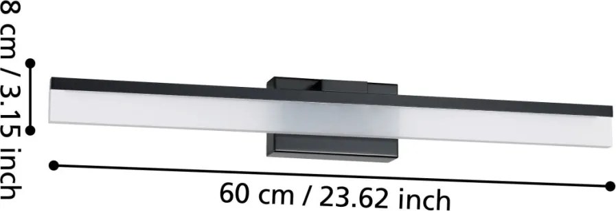 Eglo PALMITAL 900845 Fali lámpa 1x11W/LED 3000K 1350lm IP44