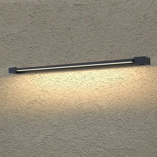 Brilagi-LED AQUA LINE fürdőszobai tükörvilágítás LED/36W/230V 120 cm IP44 fekete