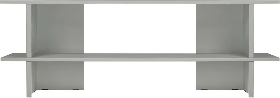 Világosszürke fém polcos állvány 160x57x37 cm Hes – noo.ma