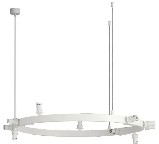 AZZARDO 5876 BUBBLES ROUND Modern Függesztett Lámpa Fehér G9 IP20