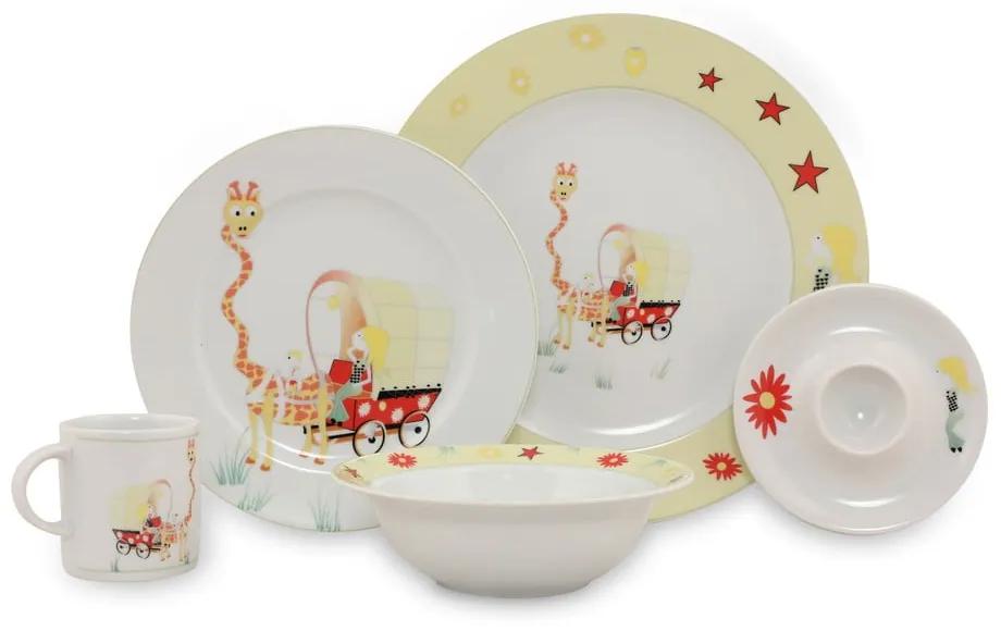 Giraffe 5 db-os porcelán étkészlet gyerekeknek - Kütahya Porselen
