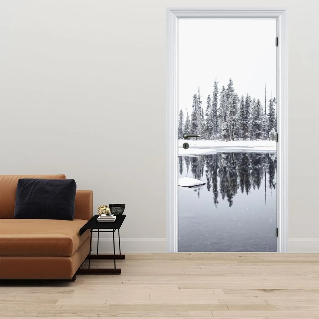 Fotótapéta ajtóra - Fehér volt (95x205cm)