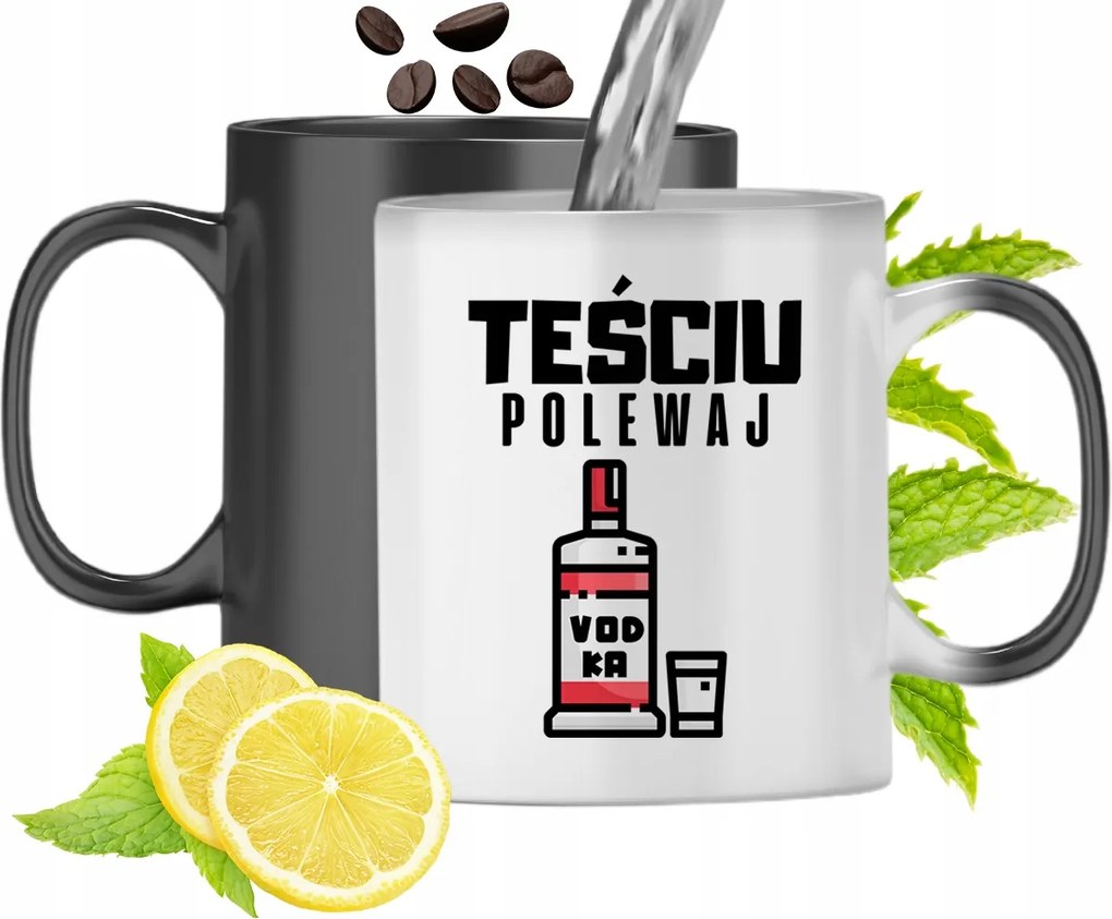 Mágikus Bögre Apósnak Színváltós, fényképes nyomattal