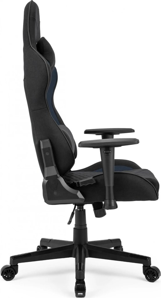 Gamer szék SENSE7 Spellcaster szövet fotel, fekete-kék.