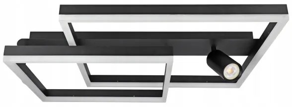 LED mennyezeti lámpa LED/38W/230V + 1xGU10/30W fekete