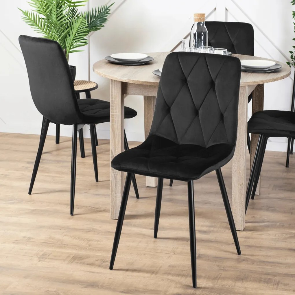 Bővíthető étkezőasztal 102–142 cm Sonoma tölgy színben – HARRY