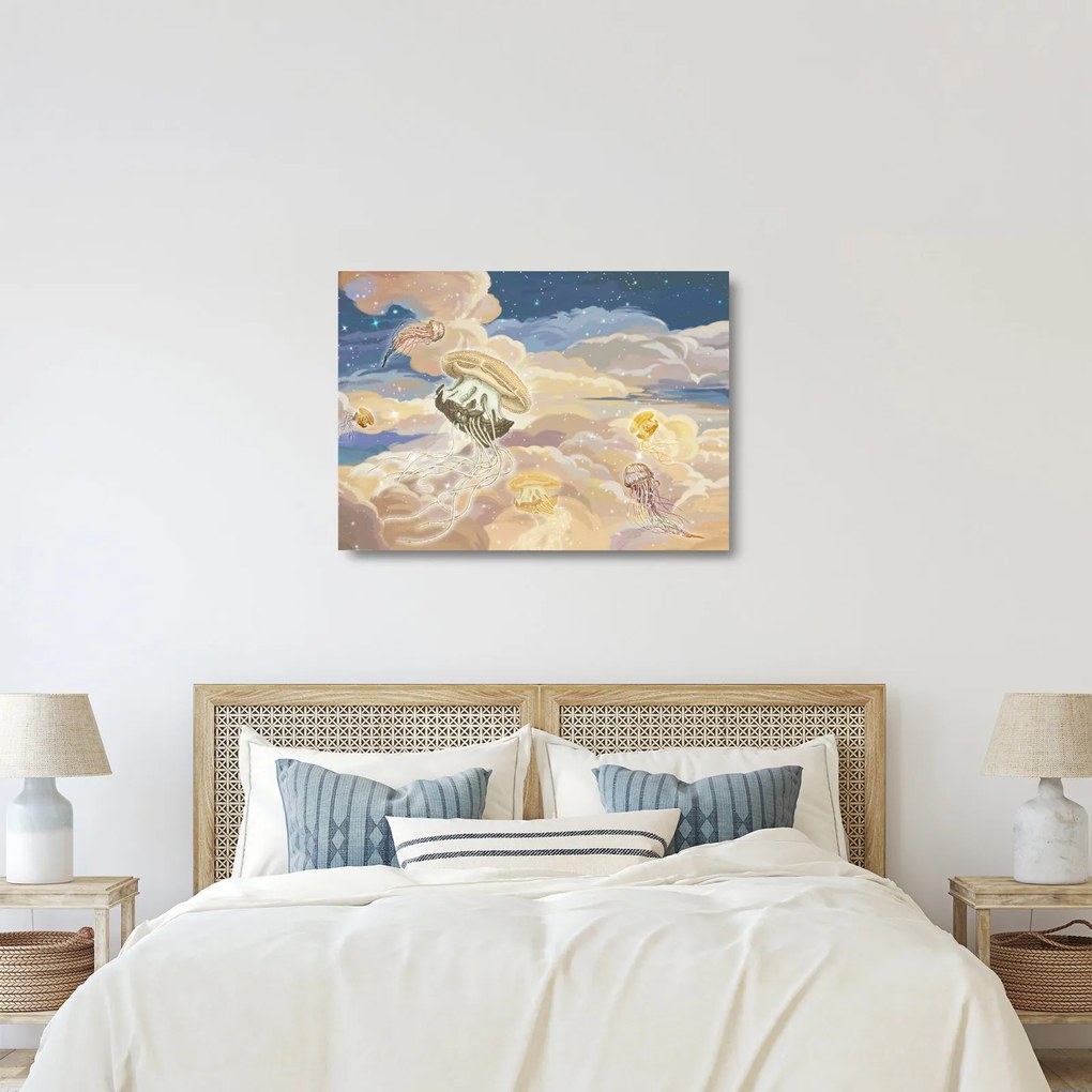 Kép - mennyei medúza (üvegen) (70x50 cm)