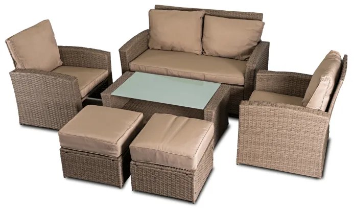 Florida bézs rattan bútor