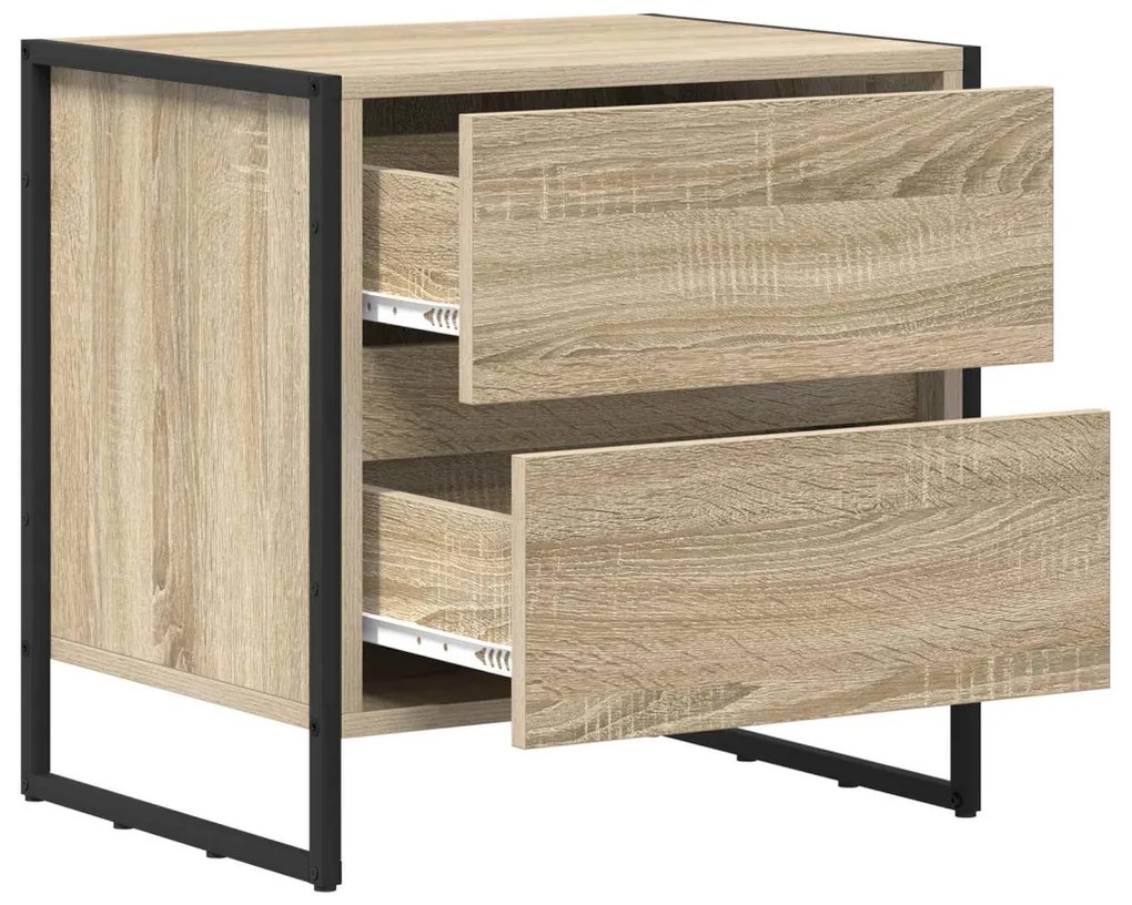 Éjjeli asztal fiókkal Sonoma 50 x 39.5 x 50 cm Faanyag