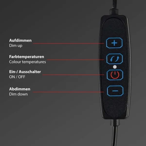 Briloner 2303-015 - LED Dimmelhető monitorvilágítás LED/3,5W/230V 2700/4000/6500K