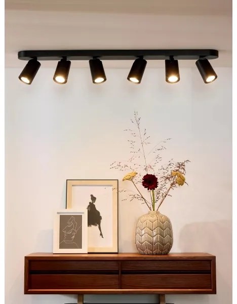 Lucide 23954/31/30 - XYRUS LED spotlámpa 6xGU10/5W/230V fekete