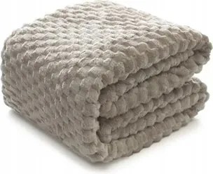 Dombornyomott mikroszálas takaró 160x200 Szürke Puha, Könnyű és Elegáns