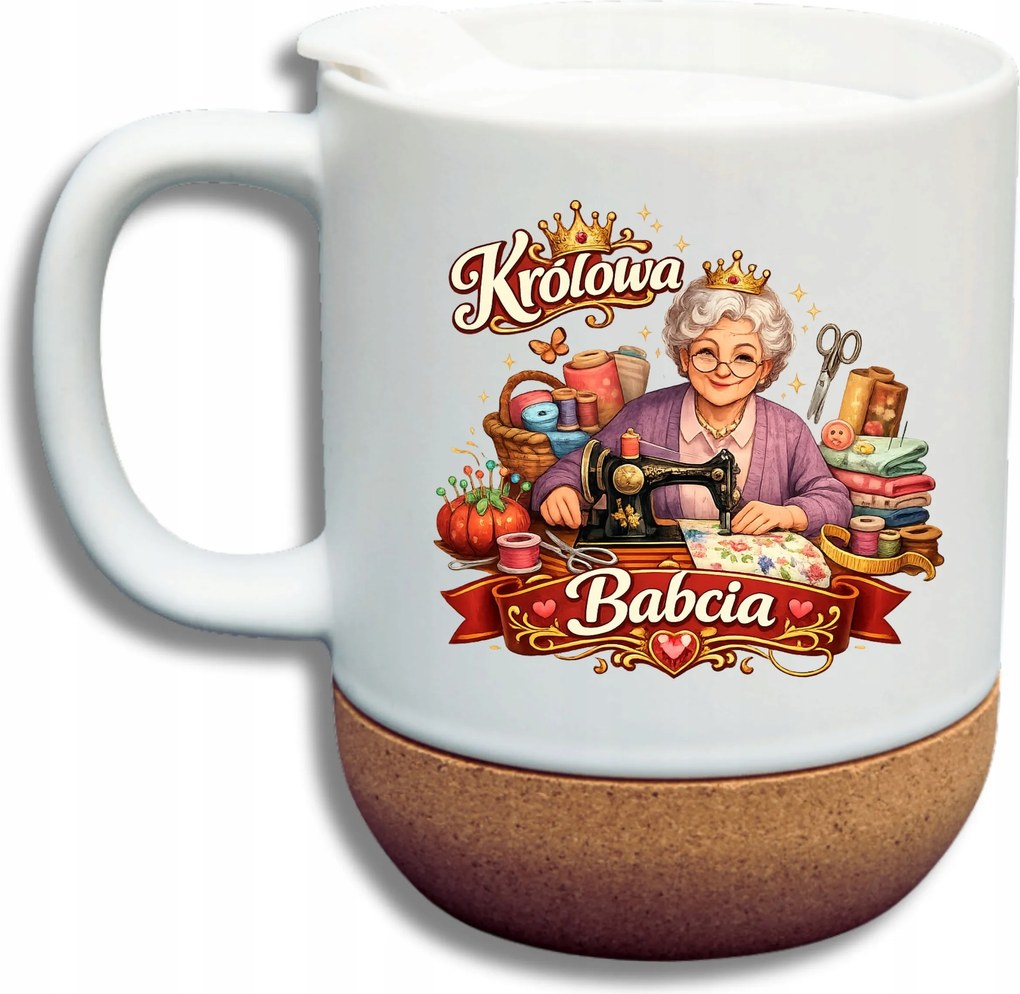 Fehér Bögre Parafa Vicces Ajándék Nagymama Nap Királynő Nagymama