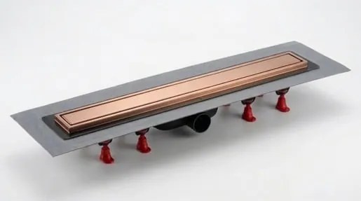 SAT Aurum Zuhanyfolyóka 65 cm szálcsiszolt rozéarany matt teli SATZLAB70BRG