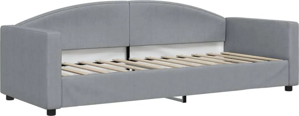 vidaXL világosszürke szövet kanapéágy keret 80 x 200 cm