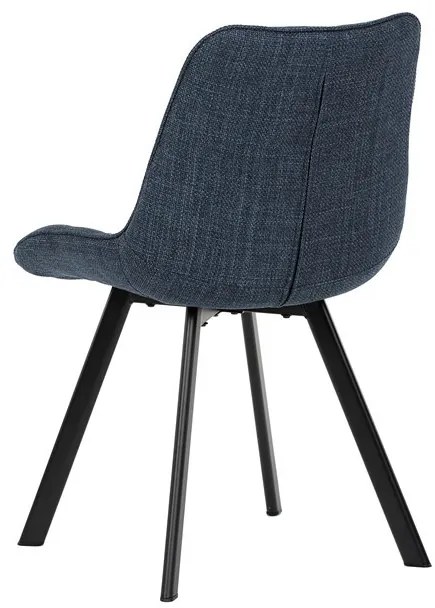 Étkezőszék kék szövettel. HC-465 BLUE2