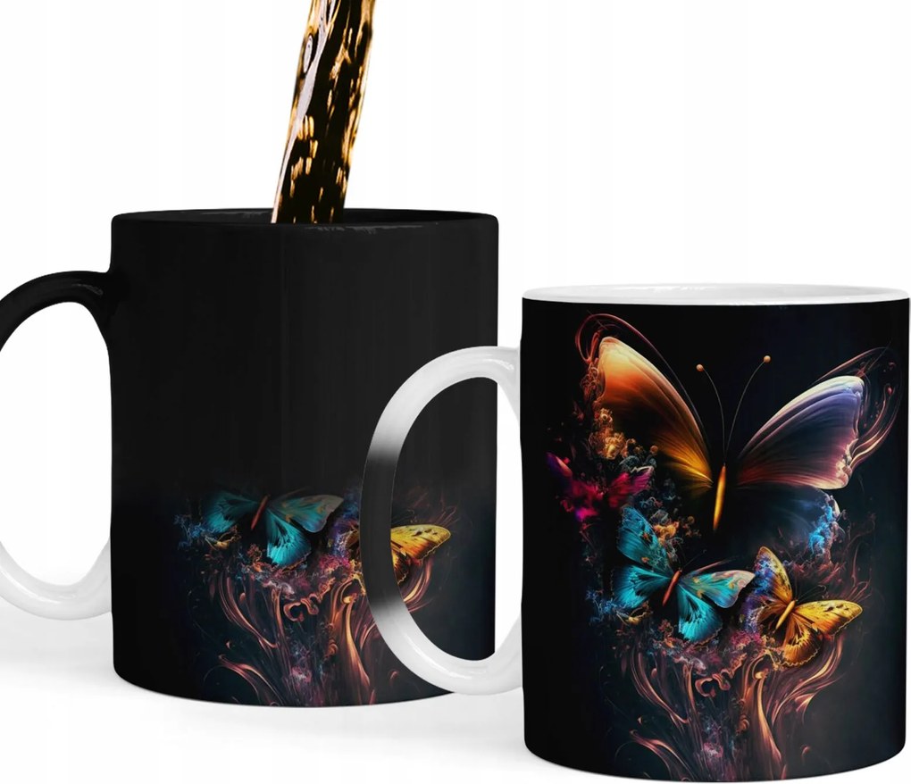 Bögre Mágikus Pillangó Pillangók Bögrék Ajándék Szöveg