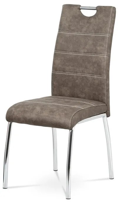 Barna Vintage Szövet Étkezőszék. HC-486 BR3