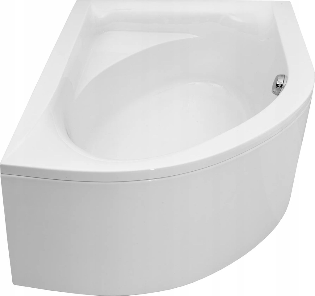 Kád Sarokszifon Burkolattal Jobbos Aszimmetrikus Akril 150X100