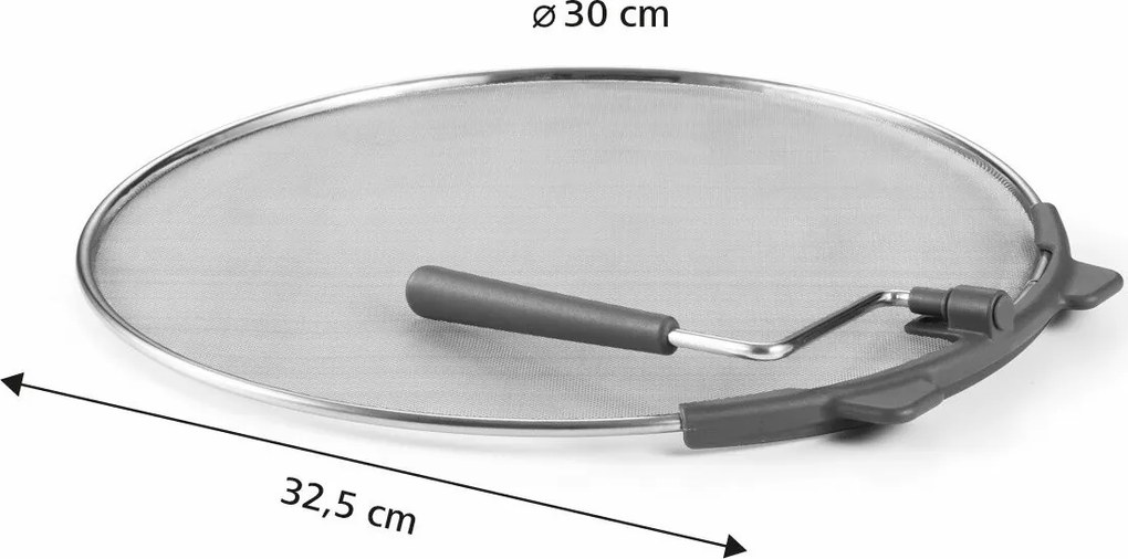 Tescoma GrandCHEF védőszűrő lehajthatófogantyúval, 30 cm