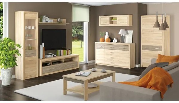 Fali polc ARNIKA 24x92 cm Sonoma tölgy