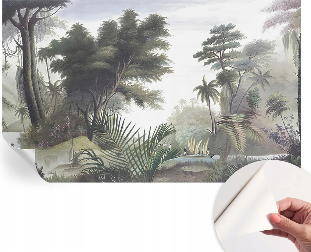 Dekoratív öntapadós tapéta Divatos minták Egzotikus táj 416x254