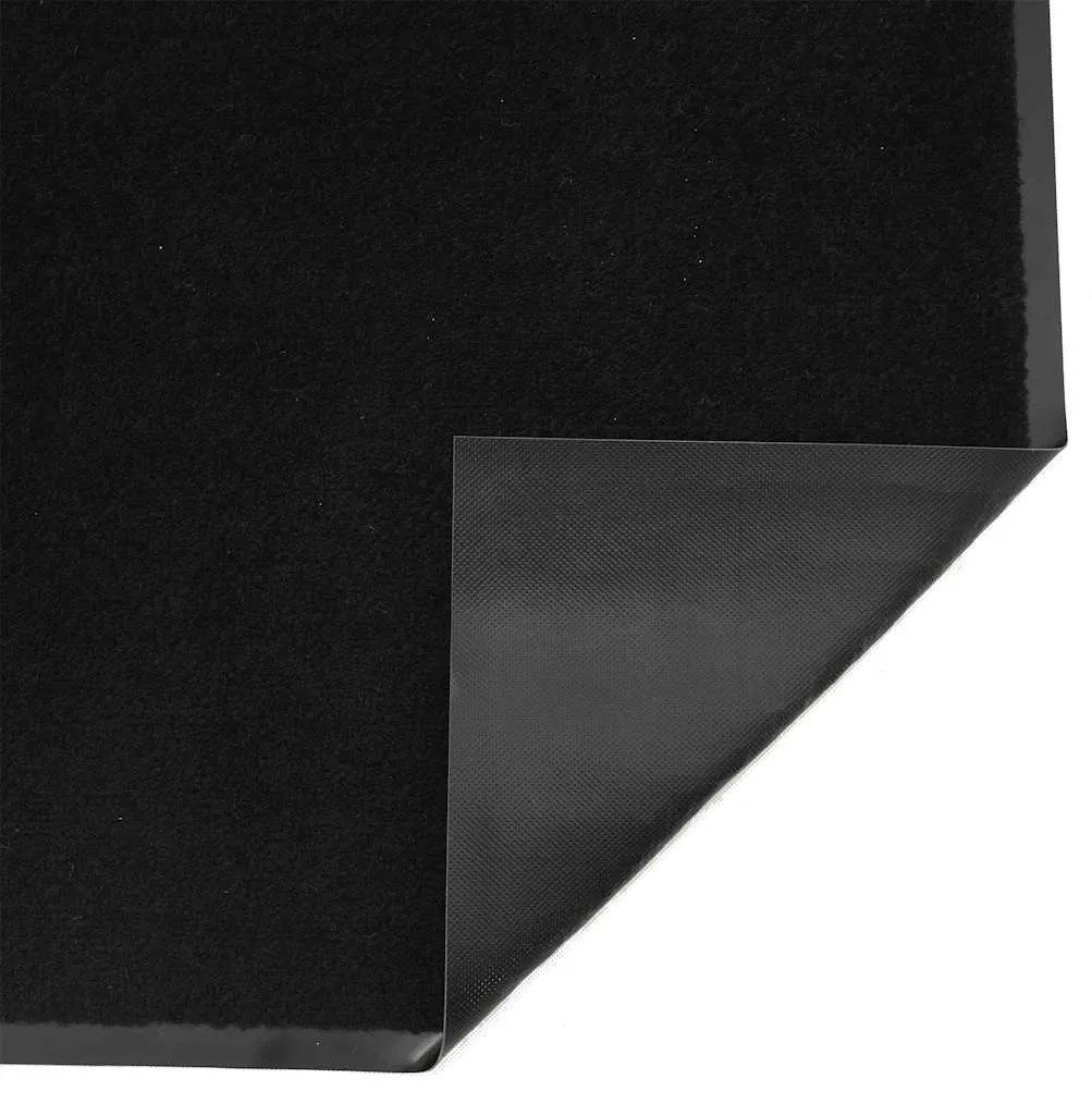 lábtörlő fekete 90x150 cm