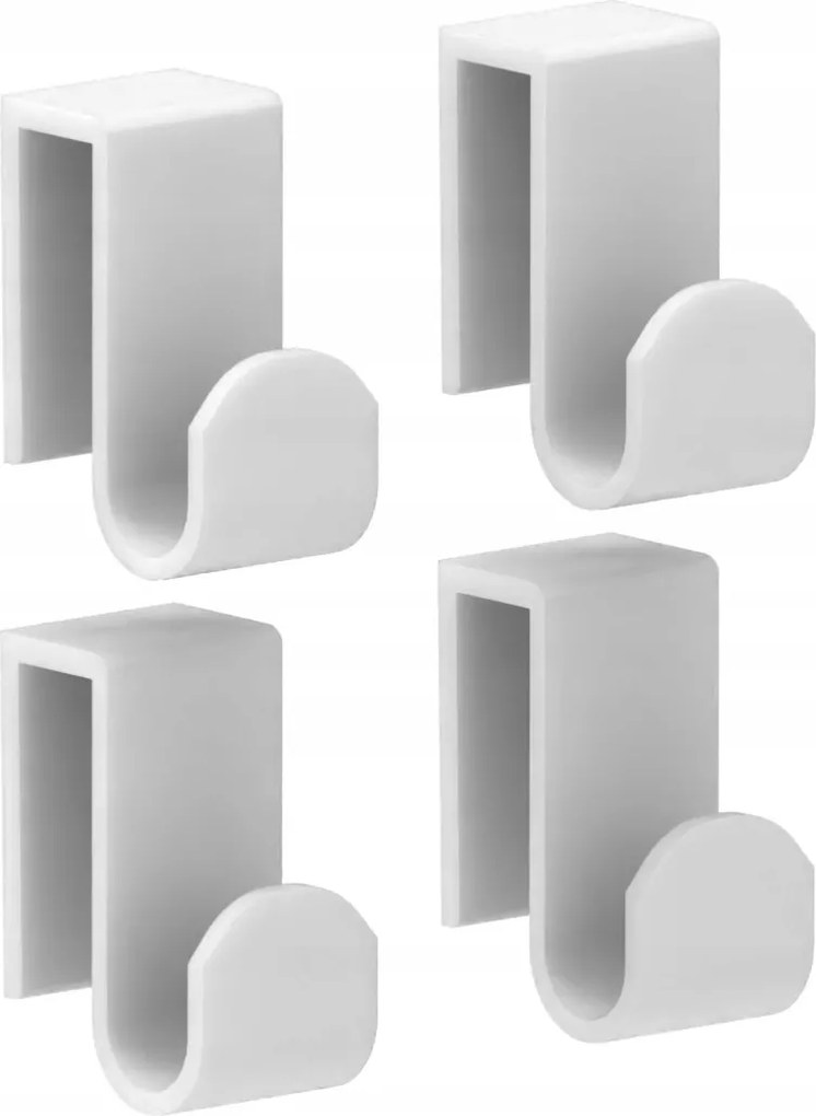 Radiátor Akasztó Radiátorhoz x4 Fehér 1 cm Erős Loft Törölközőtartó