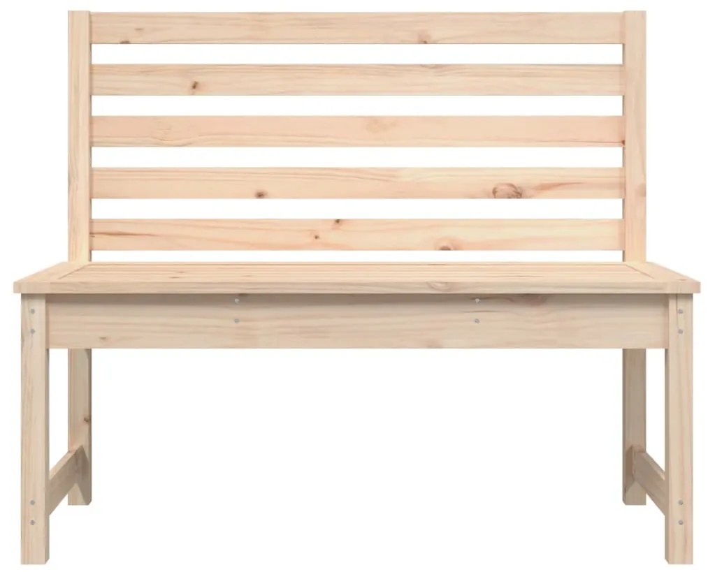 tömör fenyőfa kerti pad 109 cm