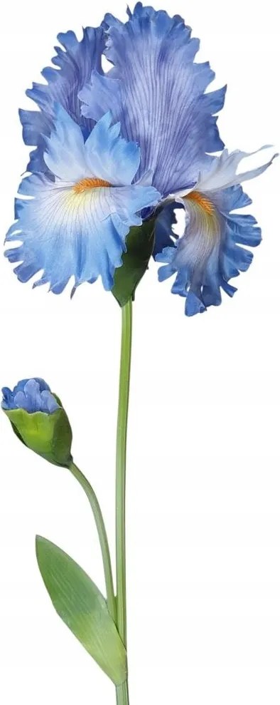 magas kék írisz kék művirág 80cm