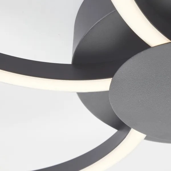 Brilliant - LED Mennyezeti lámpa FICO LED/32W/230V átm. 65 cm fekete