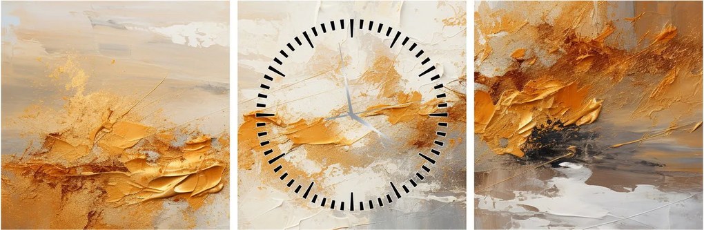 Kép - Arany textúra (órával) (90x30 cm)