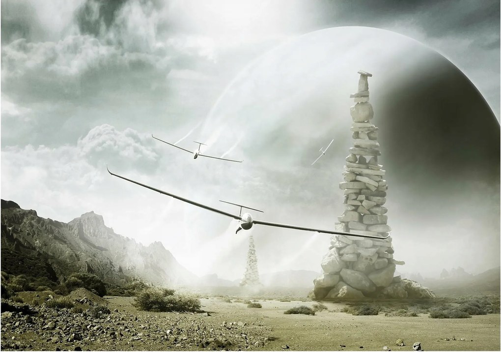 Fotótapéta ég fotótapéta vitorlázó repülőgép 312 x 219