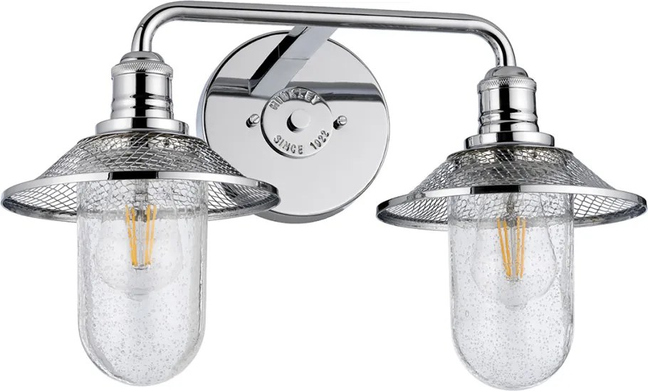 Quintiesse RIGBY QN-RIGBY2-BATH-PC Fali lámpa 2x40W/E27 IP44