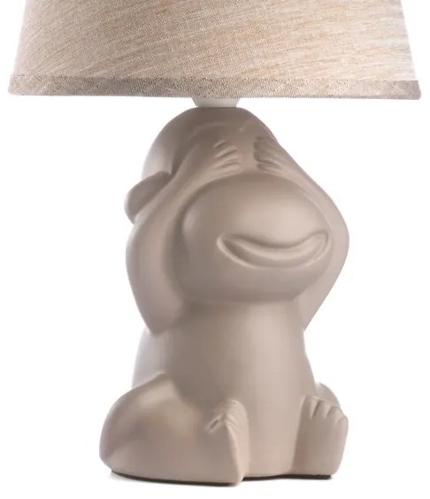 ONLI - Asztali lámpa MONKEY 1xE14/6W/230V barna