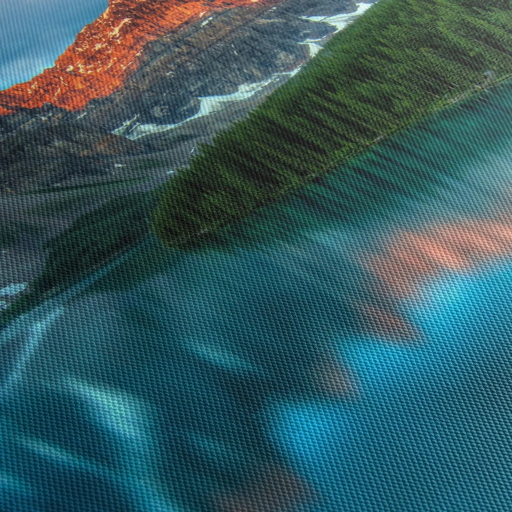 Egy türkizkék tó képe (120x50 cm)