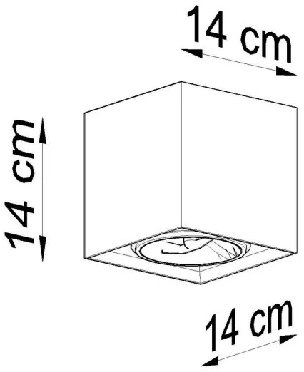 Spotlámpa VALDE 1xGU10/40W/230V