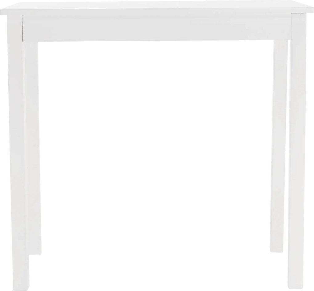 Konzolasztal, fehér, AMYNTAS