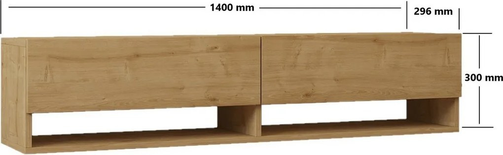 Arges Sapphire Oak TV-asztal