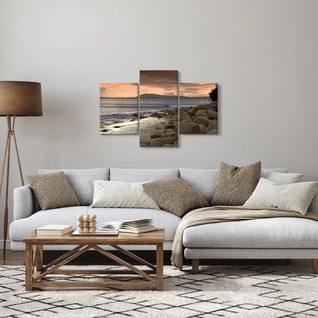 Kép - Tenger és hegyek (90x60 cm)