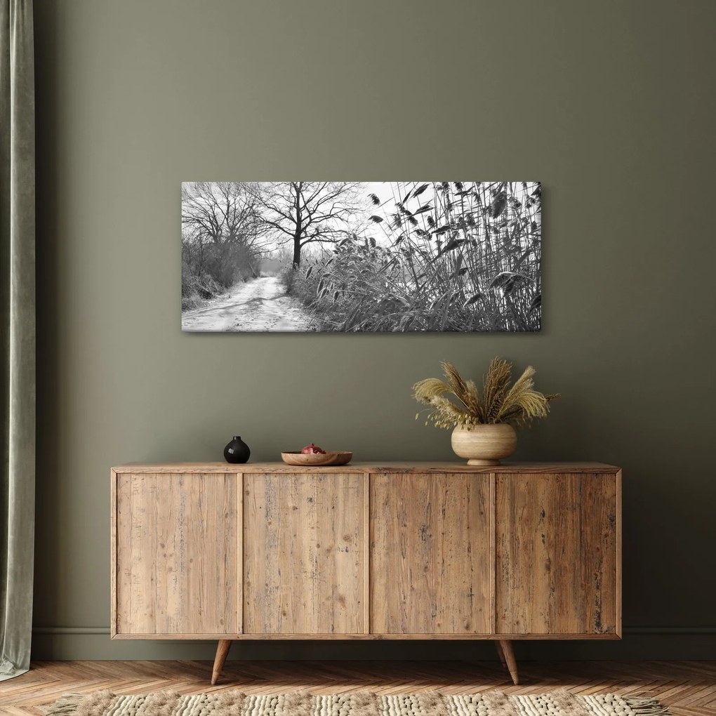 Kép - Mezők télen (120x50 cm)