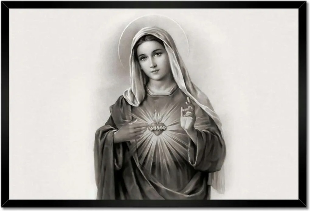 Poszterek keretben 60x40 Szűz Mária