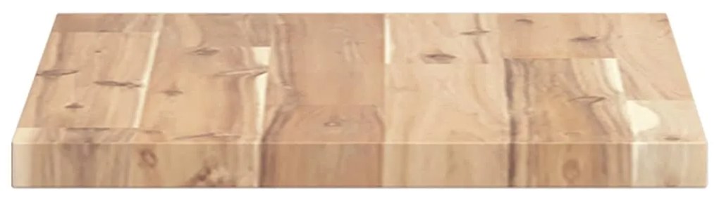 4 db kezeletlen tömör akácfa függőpolc 40 x 30 x 2 cm