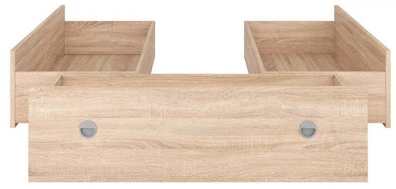 Fiók az ágy alá Nepo Plus 140 cm (szonoma tölgy) (3 db.). 1098324